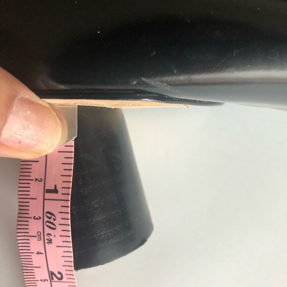 RAG & BONE High Black Patent Leather Boots Size 38.5 - Picture 10 of 15